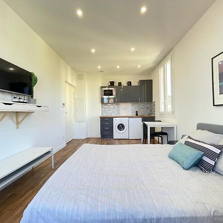 Nice Renting - Cambrai02 - Studio Beach Sea View - Ac - Promenade Des Anglais Exterior foto