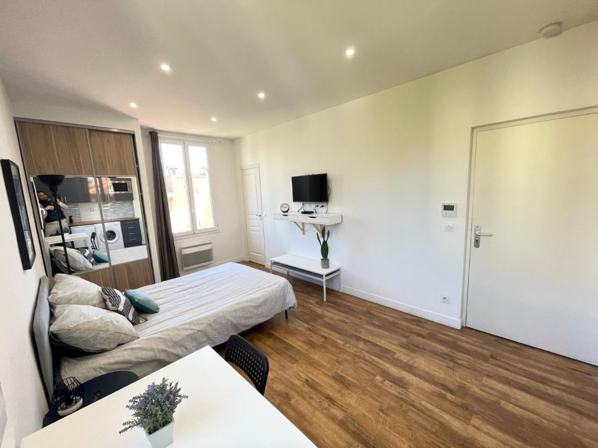 Nice Renting - Cambrai02 - Studio Beach Sea View - Ac - Promenade Des Anglais Exterior foto